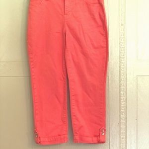 Nine West denim cuffed capris.